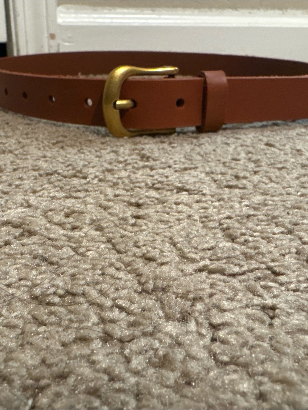 Women’s Frye brown belt